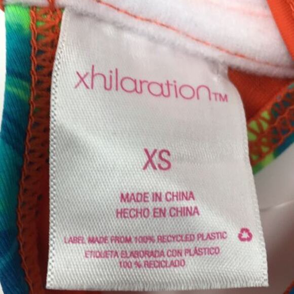 NWT Xhilaration Bralette Push Up Bikini Top Tropical Print Underwire Back XS - Picture 5 of 14